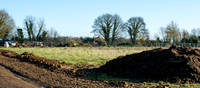 Work commences on site of Beggars Lodge, Great Tew - 2nd December, 2019