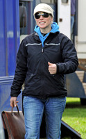 2009, Zara Phillips arriving at Maisemore Point to Point races