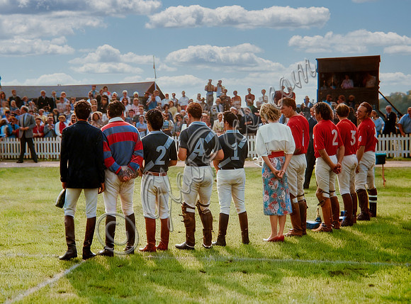 HRH Diana, Princess of Wales attending a presentationHRH Diana, Princess of Wales attending a polo presentation