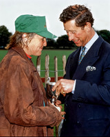 Prince Charles with Claire Tomlinson