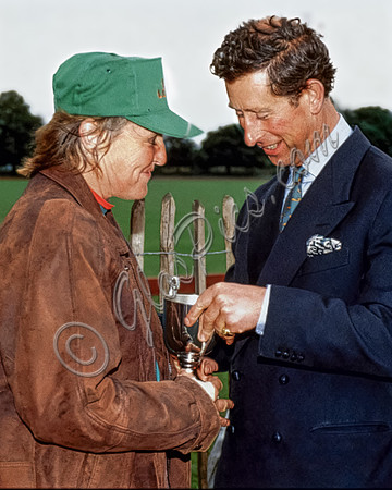 Prince Charles with Claire Tomlinson