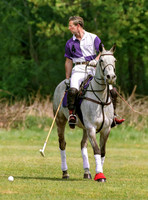 Prince Charles in Cirencester Park colours on polo pony