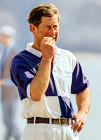 HRH The Prince of Wales, Prince Charles, biting nails, polo 1996