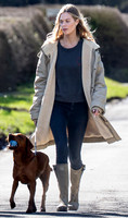 Jessica Clarke with dog
