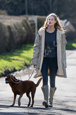 Jessica Clarke with dog