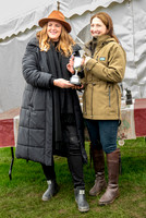 Winning trainer Maxine Filby ​​​​​​​presented with trophy