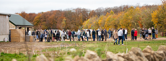 Fans queue at Diddly Squat Farm