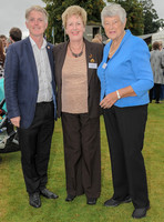 Cllr Paul James, Cllr Pam Tracey MBE and Dame Janet Trotter OBE
