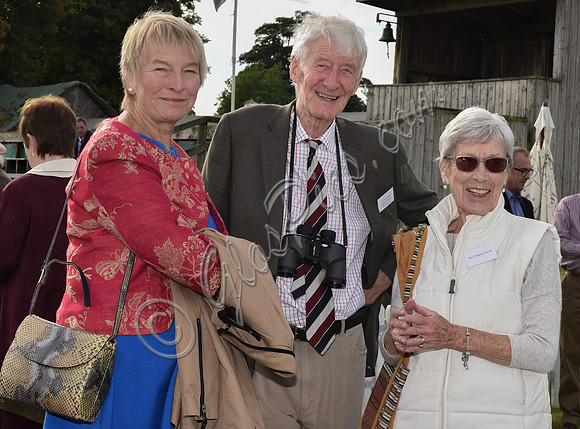 Professor Patricia Broadfoot CBE, with Air Vice Marshall Anthony Mason CB CBE DL, and Mrs Margaret Mason