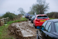 traffic chaos at Diddly Squat farm shop