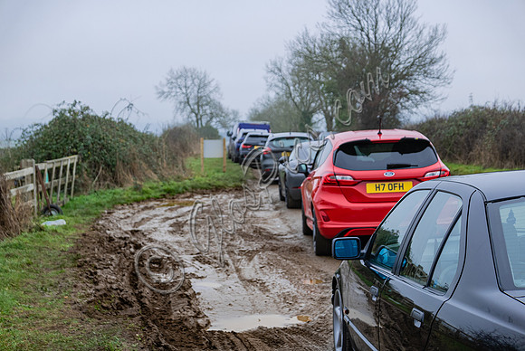 traffic chaos at Diddly Squat farm shop
