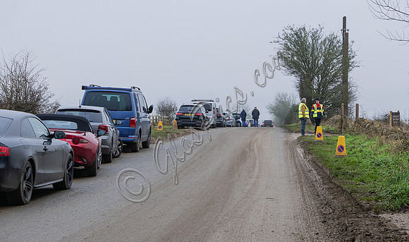 traffic chaos at Diddly Squat farm shop