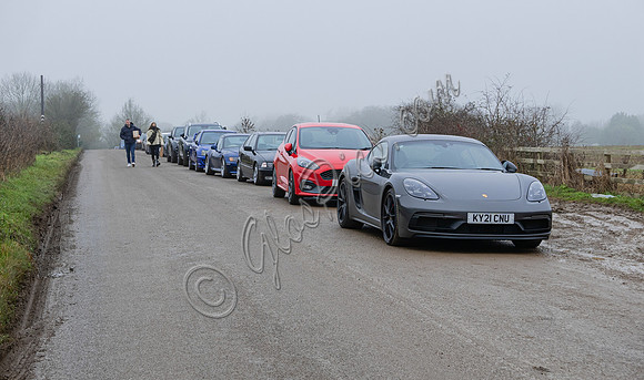 traffic chaos at Diddly Squat farm shop