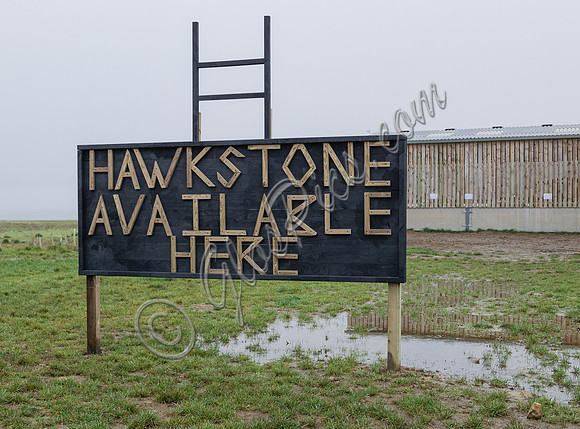 Hawkstone lager signage