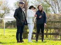 Christian Horner and Geri Halliwell Horner with Maxine Filby
