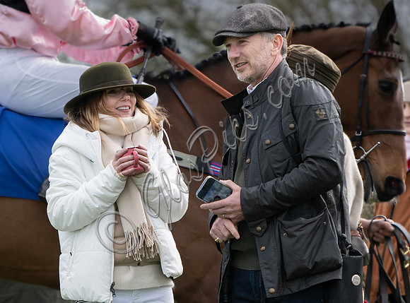 Christian and Geri Horner at Kimblewick Races,  Easter Saturday, 2026