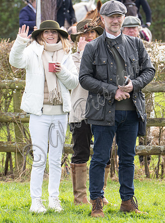 Christian and Geri Horner at Kimblewick Races,  Easter Saturday, 2026
