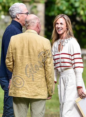 The bride-to-be Harriet Sperling is met by the Reverend Nicky Gumbel​​​​​​​