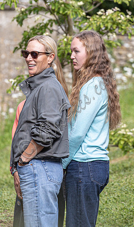 Zara Tindall, Savannah and Isla Phillips