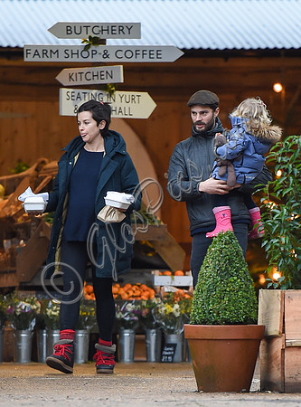 Jamie Doenan, Amelia Warner and daughter Dulcie pictured at Farmers Market