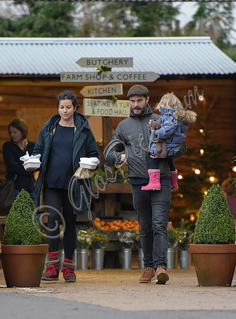 Jamie Doenan, Amelia Warner and daughter Dulcie pictured at Farmers Market