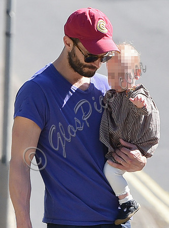 Jamie Dornan with youngest daughter Elva