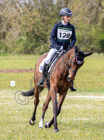 Zara Tindall on "Pinch Me" at Calmsden Horse Trials