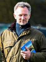 Christian Horner attends Point to Point Race  - Badbury Rings, Dorset - 18th February, 2024
