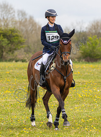 Zara Tindall on "Pinch Me" at Calmsden Horse Trials