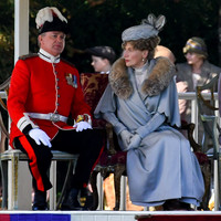 Downton Abbey movie, first set photos, Lacock, Wiltshire - 25th September, 2018