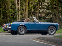 Kate Moss heads out in her classic MG with boyfriend Nikolai von Bismarck - 8th April, 2020