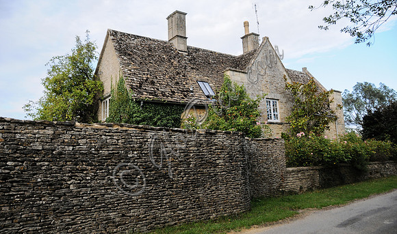 Views of Kate Moss's Cotswold home