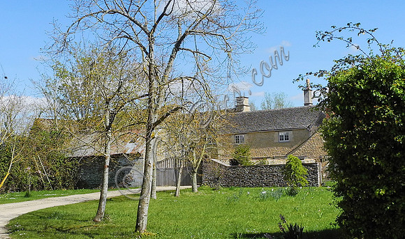 Views of Kate Moss's Cotswold home