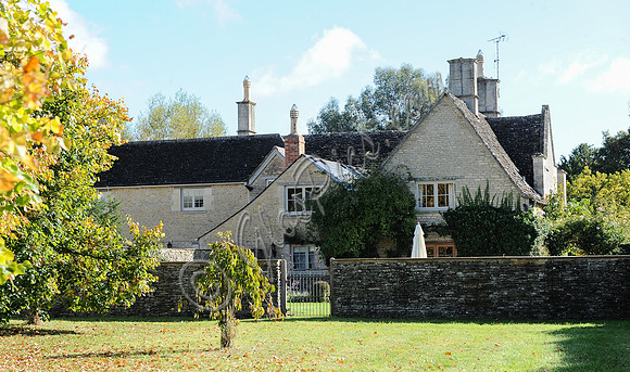 Views of Kate Moss's Cotswold home