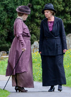 "Downton Abbey" season 4 filming in Bampton, Oxfordshire - 16th May, 2013