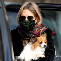 Kate Moss and pal James Brown spotted shopping in Lechlade-on-Thames, the Cotswolds, United Kingdom - 6th March, 2021