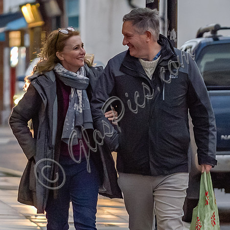 Emma Samms and Simon McCoy in Cheltenham
