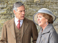 "Downton Abbey" the final season filming for the last time at Bampton - 22nd July, 2015