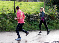 Dominic West and wife Catherine Fitzgerald spotted jogging together , Wiltshire, United Kingdom - 10th November, 2020