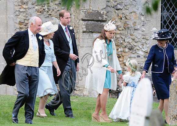 Earl and Countess of Romney, with HRH Duke of Cambridge