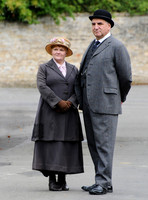 "Downton Abbey" season 4 filming in Bampton, Oxfordshire - 6th and 7th August, 2013