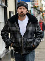 Nicolas Cage Christmas shopping in Glastonbury, Somerset, Britain - 16 December, 2014