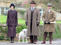 "Downton Abbey" season 5 filming in Bampton, Oxfordshire - April, 2014
