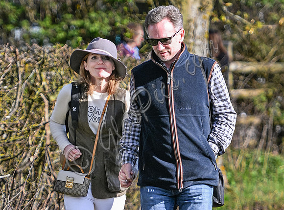Christian and Geri Horner together