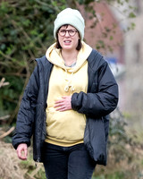 Iron Lady actress Alexandra Roach and husband Jack Scales after baby news announcement, Bristol, United Kingdom - 25th March, 2021