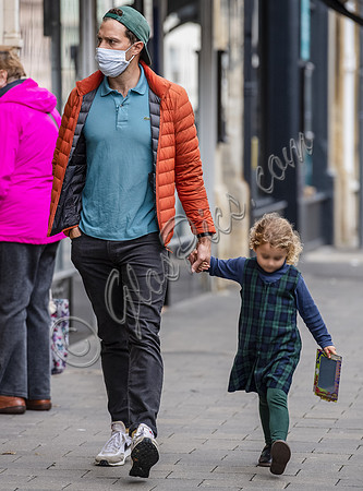 Jamie Dornan with daughter