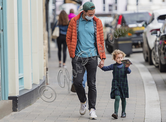 Jamie Dornan with daughter