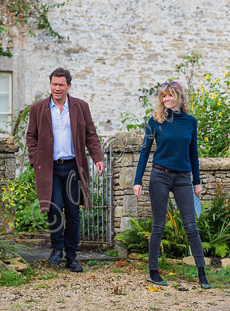 Dominic West and wife Catherine Fitzgerald