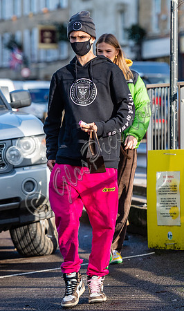 Romeo Beckham and Mia Regan