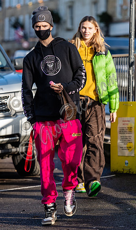 Romeo Beckham and Mia Regan